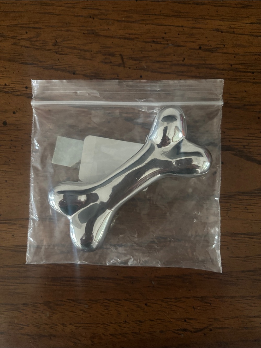 Mariposa dog bone napkin weight